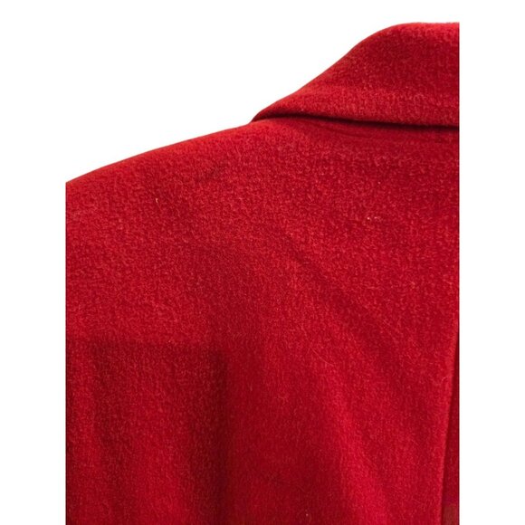 Vintage Summit Hill Red Wool Cashmere Blend Blazer Size 8 Petite Collection - Picture 5 of 7